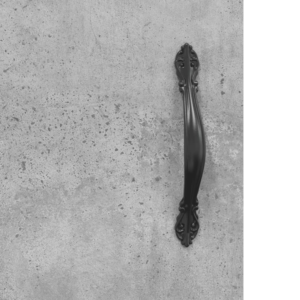 Dulapuri de perete, 2 buc., gri beton, lemn prelucrat GartenMobel Dekor