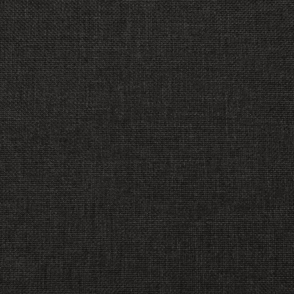 Fotoliu rabatabil, negru, material textil GartenMobel Dekor