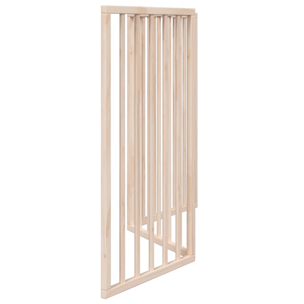 Poartă pentru câini pliabilă, 3 panouri, 150 cm, lemn de plop GartenMobel Dekor