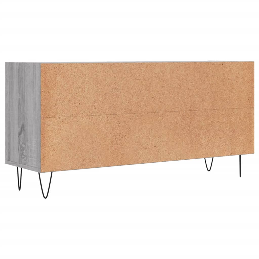 Comodă TV, gri sonoma, 103,5x30x50 cm, lemn compozit GartenMobel Dekor