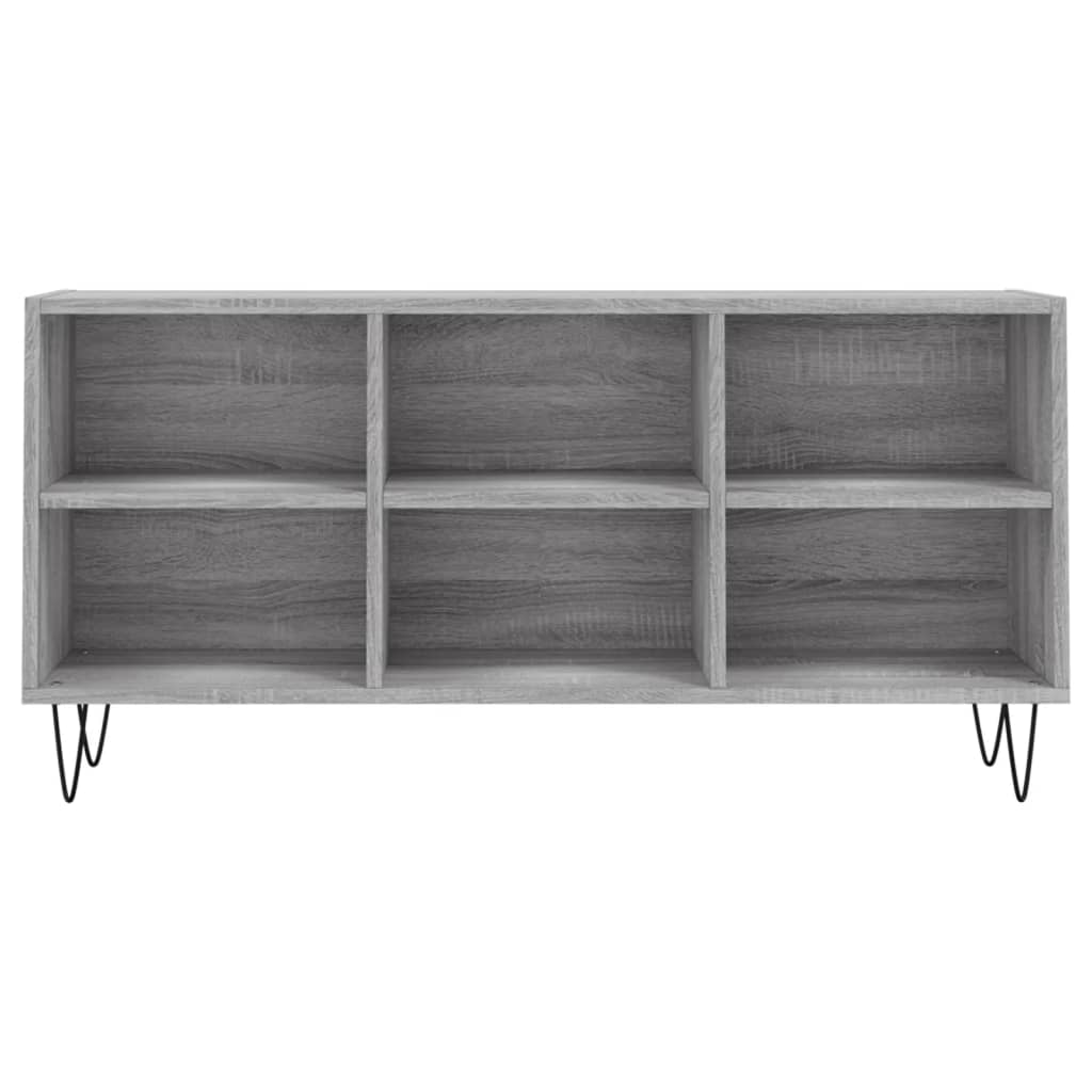 Comodă TV, gri sonoma, 103,5x30x50 cm, lemn compozit GartenMobel Dekor