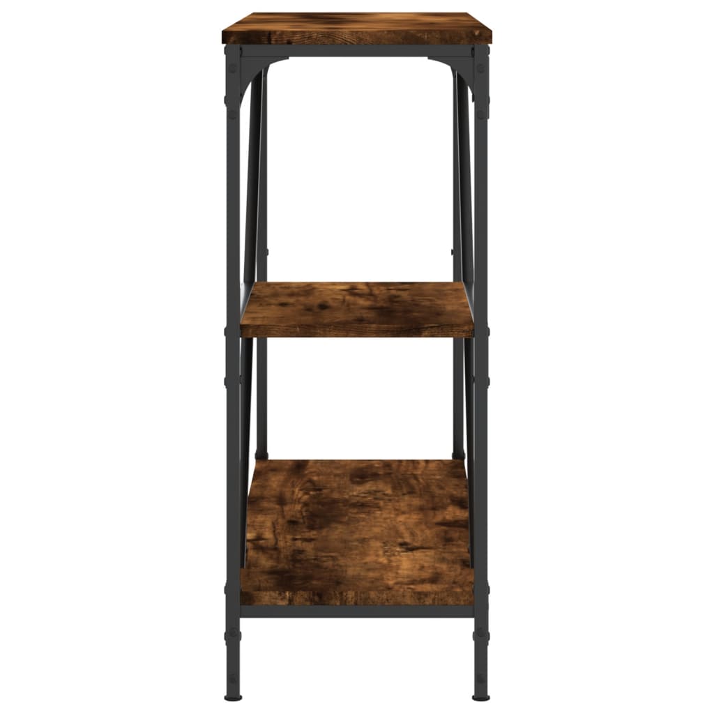 Măsuță consolă, stejar fumuriu, 88,5x30x75 cm, lemn prelucrat GartenMobel Dekor