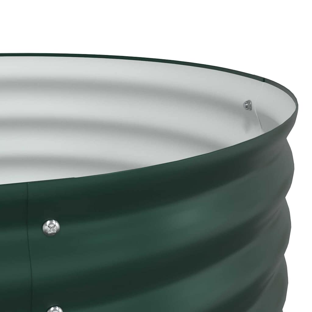 Strat înălțat de grădină Verde 160 x 80 x 44 cm Oțel GartenMobel Dekor