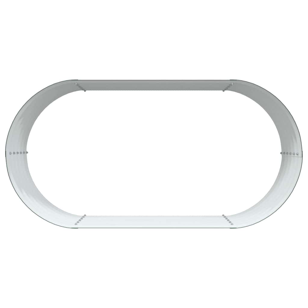Strat înălțat de grădină Verde 160 x 80 x 44 cm Oțel GartenMobel Dekor