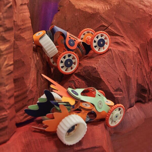 Clixo® joc magnetic de construit - Vehicule spatiale ( 30 piese) PlayLearn Toys