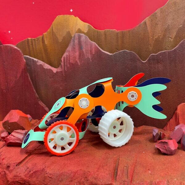 Clixo® joc magnetic de construit - Vehicule spatiale ( 30 piese) PlayLearn Toys