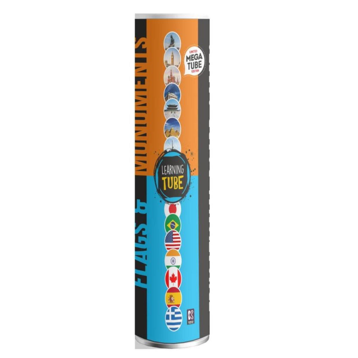 Joc Learning Tube® - Steagurile & Monumentele lumii PlayLearn Toys