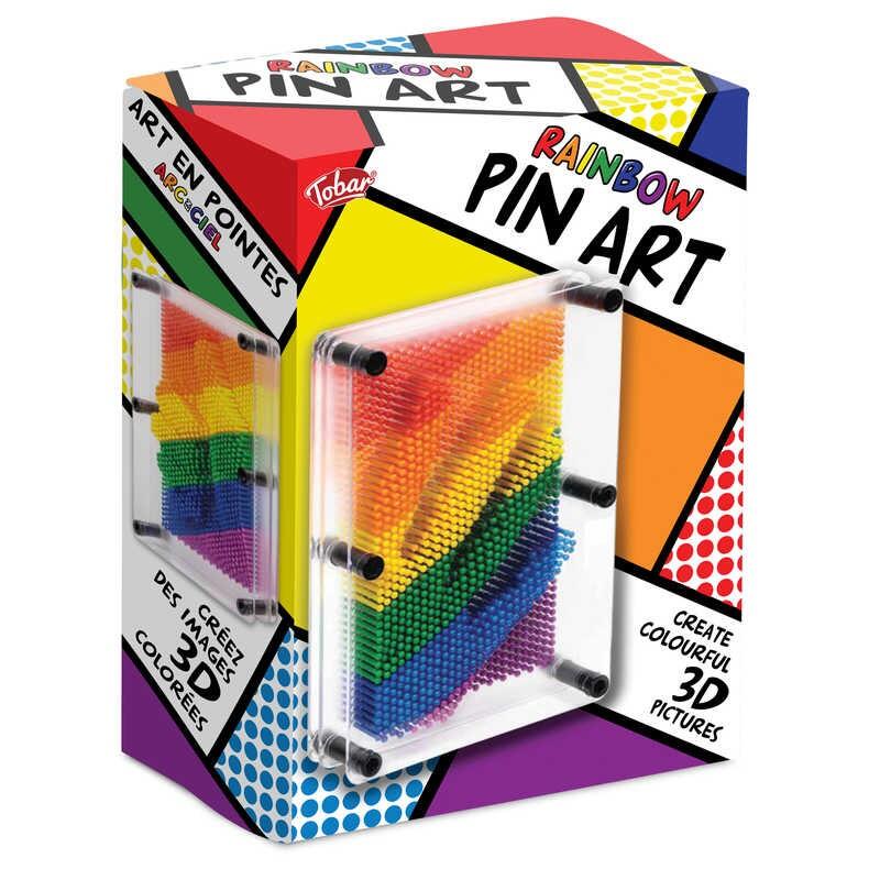 Pin art curcubeu PlayLearn Toys