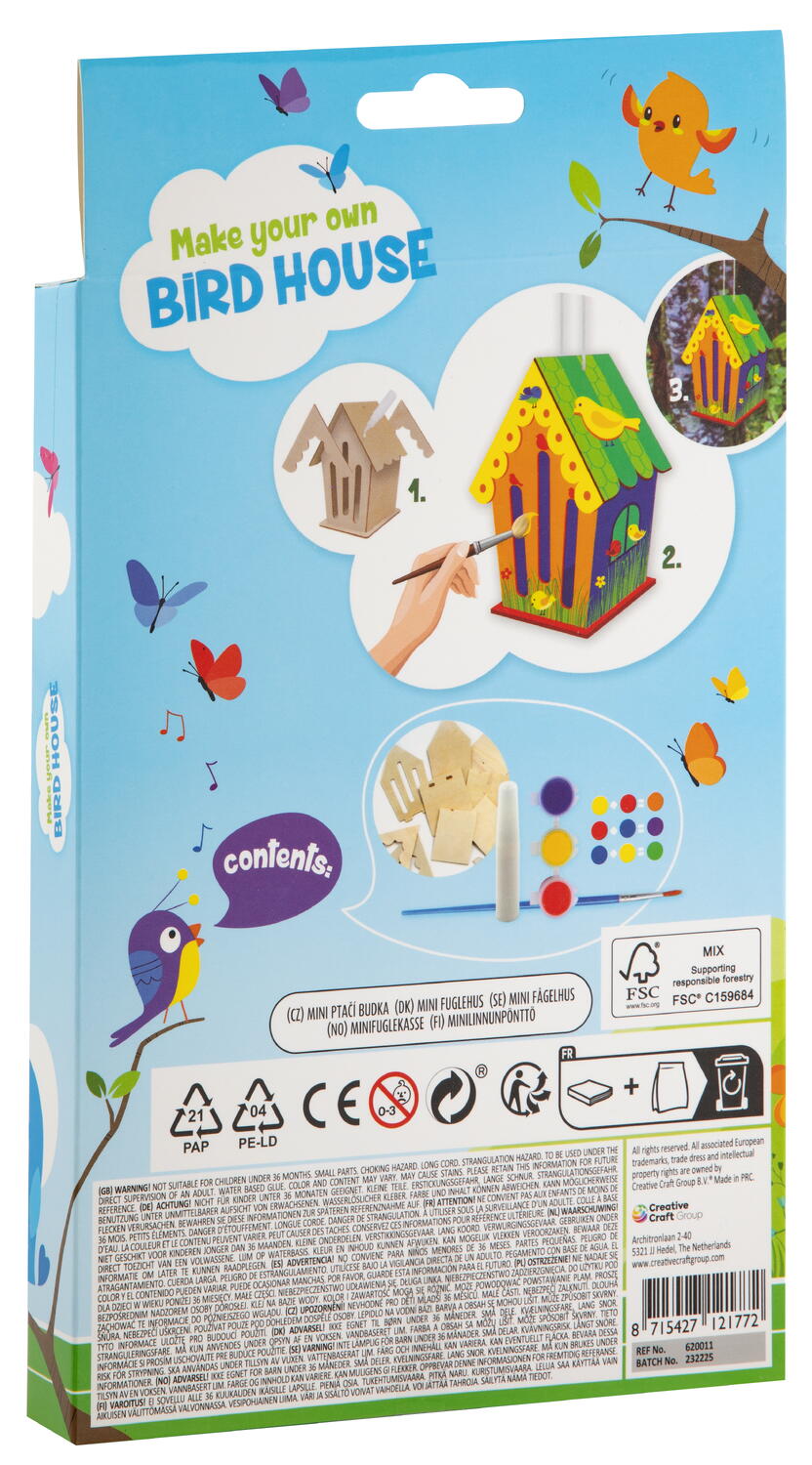 Mini casuta pasarilor PlayLearn Toys