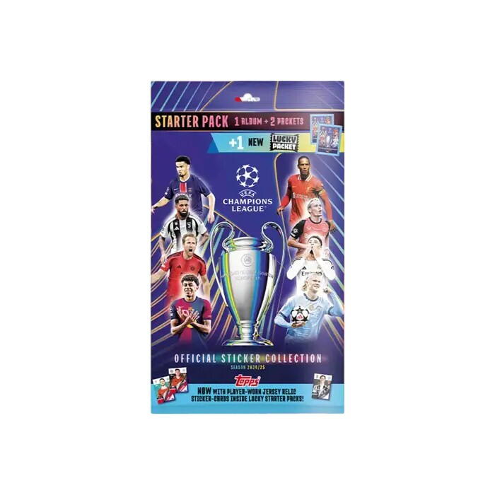 Set album abtibilduri Topps 2025 UEFA Champions League - Starter Pack PlayLearn Toys