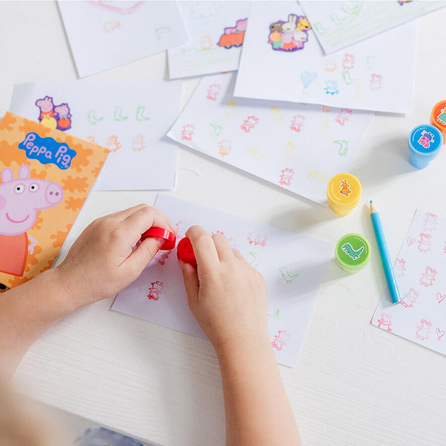 Set creativ cu stampile - Peppa Pig PlayLearn Toys