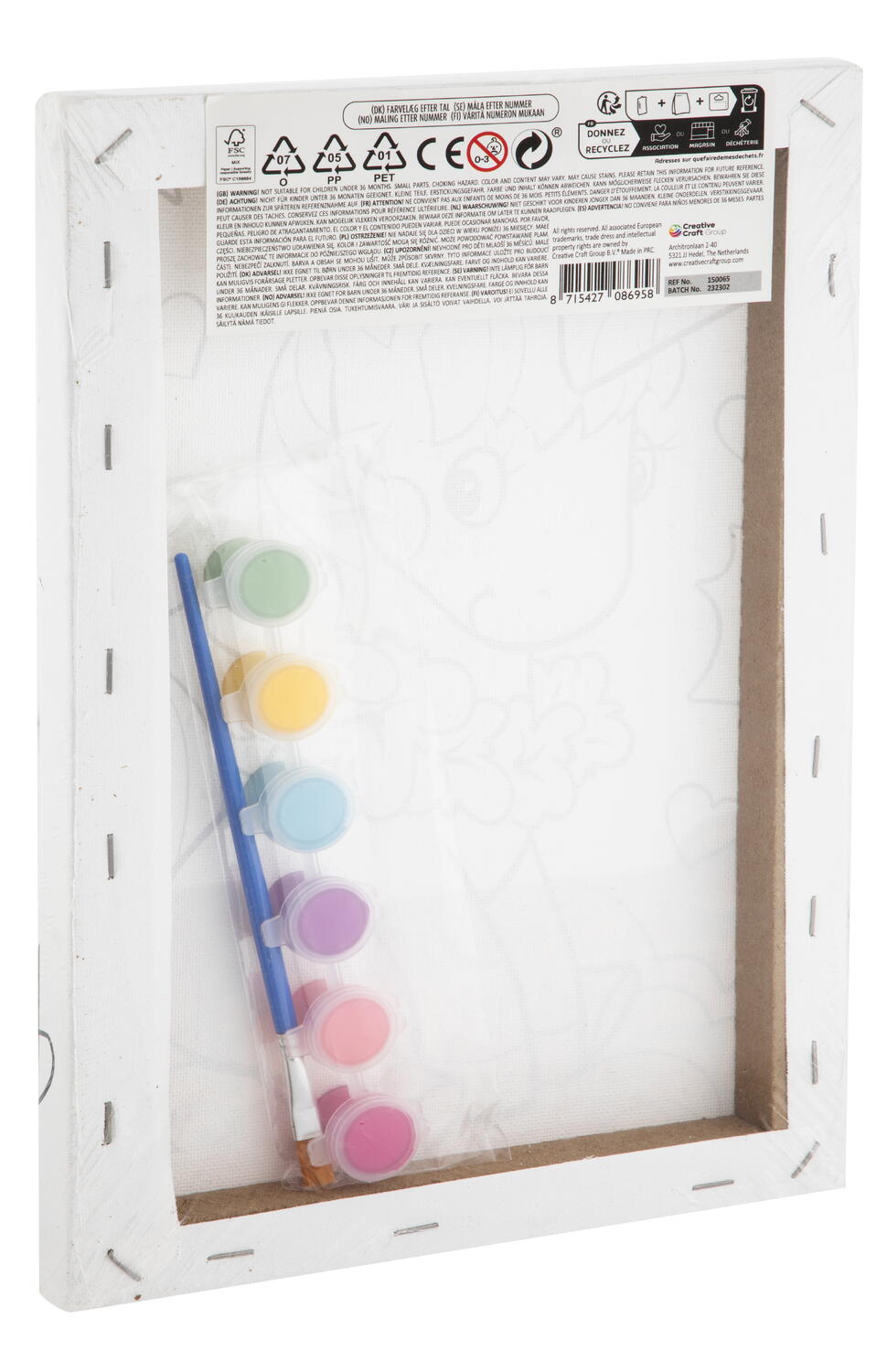 Tablou pictura pe numere - Sirena PlayLearn Toys