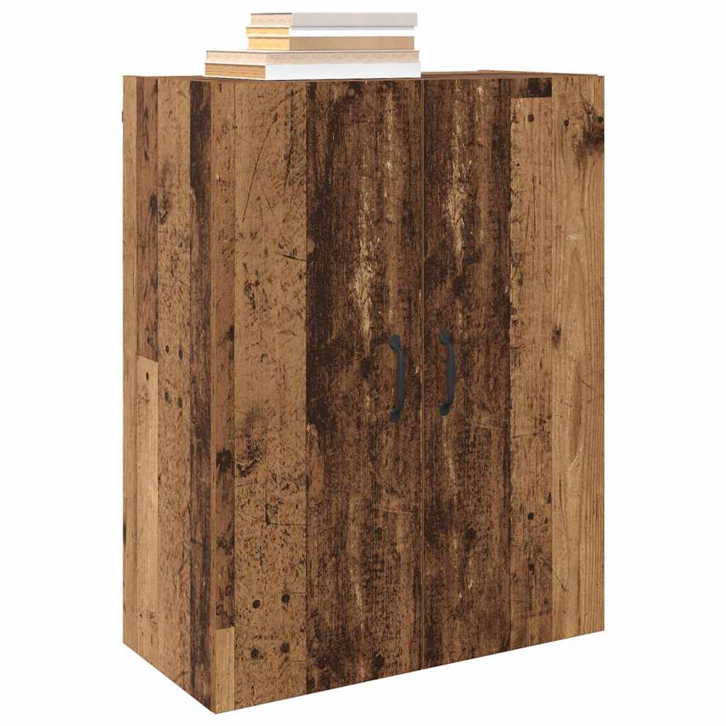 Mobilier cu Montaj pe Perete 2 pcs Lemn vechi 69.5 x 34 x 90 cm GartenMobel Dekor