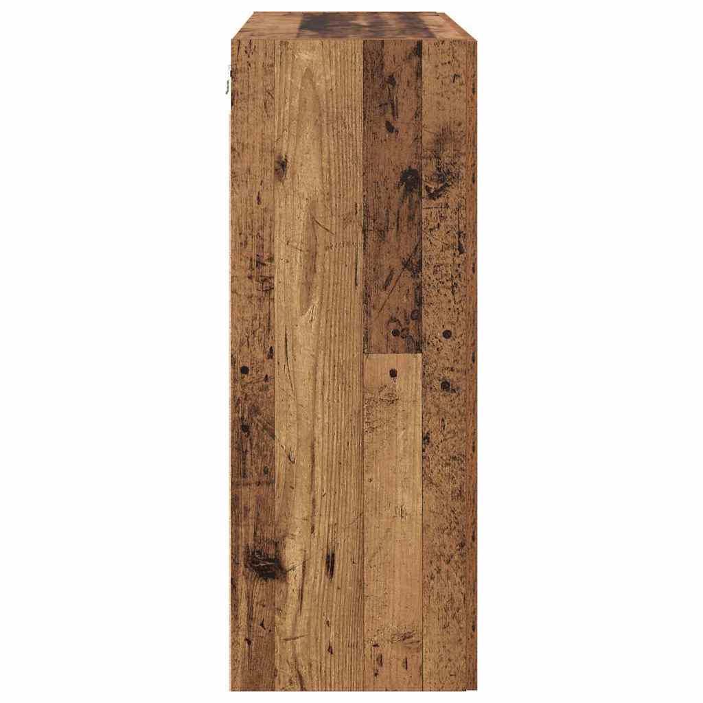 Mobilier cu Montaj pe Perete 2 pcs Lemn vechi 69.5 x 34 x 90 cm GartenMobel Dekor