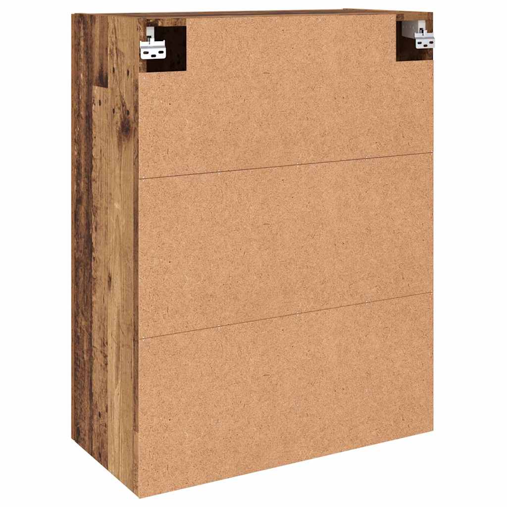 Mobilier cu Montaj pe Perete 2 pcs Lemn vechi 69.5 x 34 x 90 cm GartenMobel Dekor