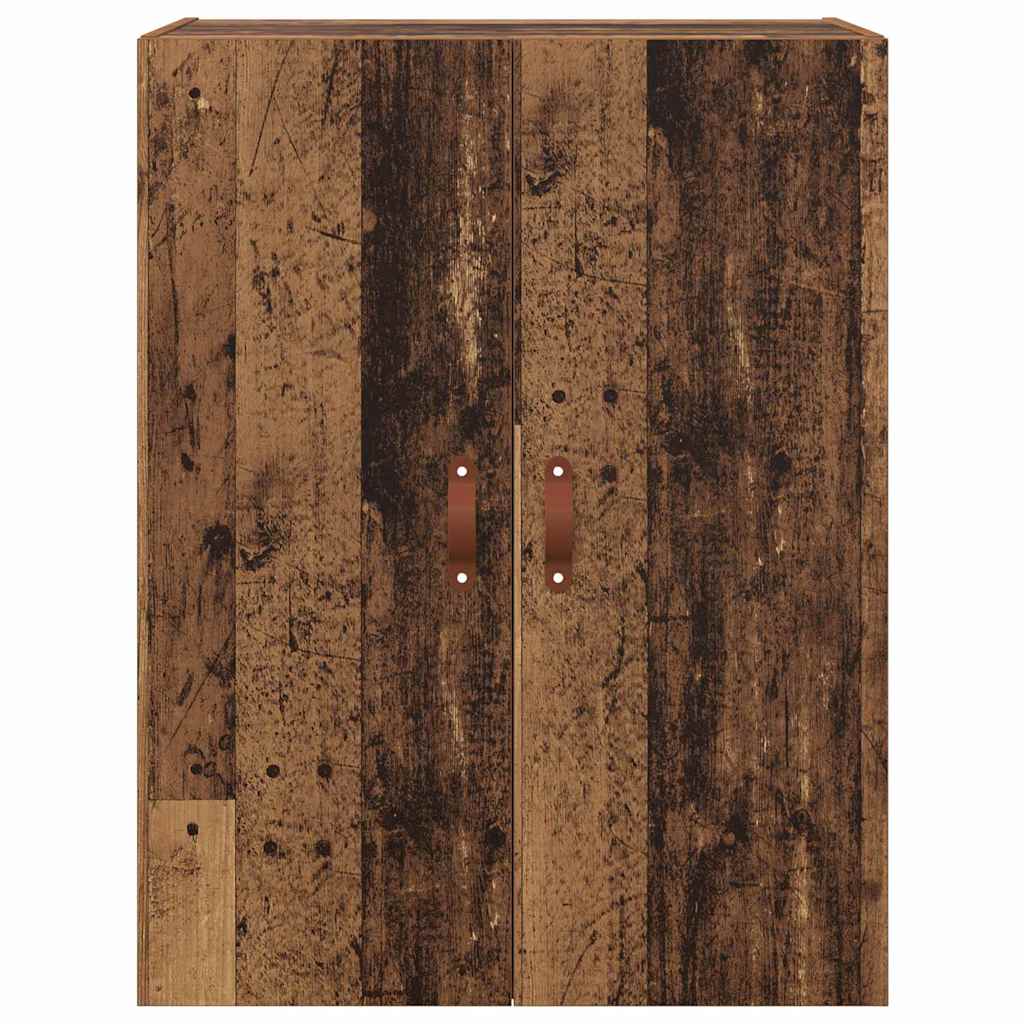 Mobilier cu Montaj pe Perete 2 pcs Lemn vechi 69.5 x 34 x 90 cm GartenMobel Dekor