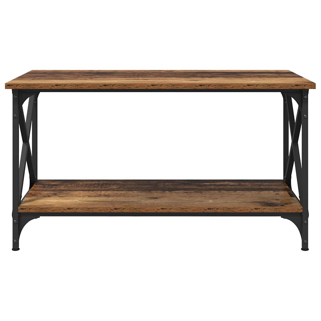 Masă de cafea Lemn vechi 80 x 45 x 45.5 cm Lemn compozit GartenMobel Dekor