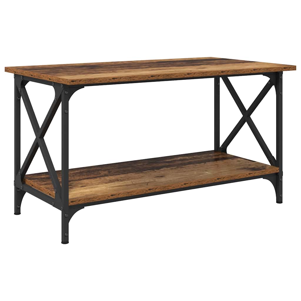 Masă de cafea Lemn vechi 80 x 45 x 45.5 cm Lemn compozit GartenMobel Dekor