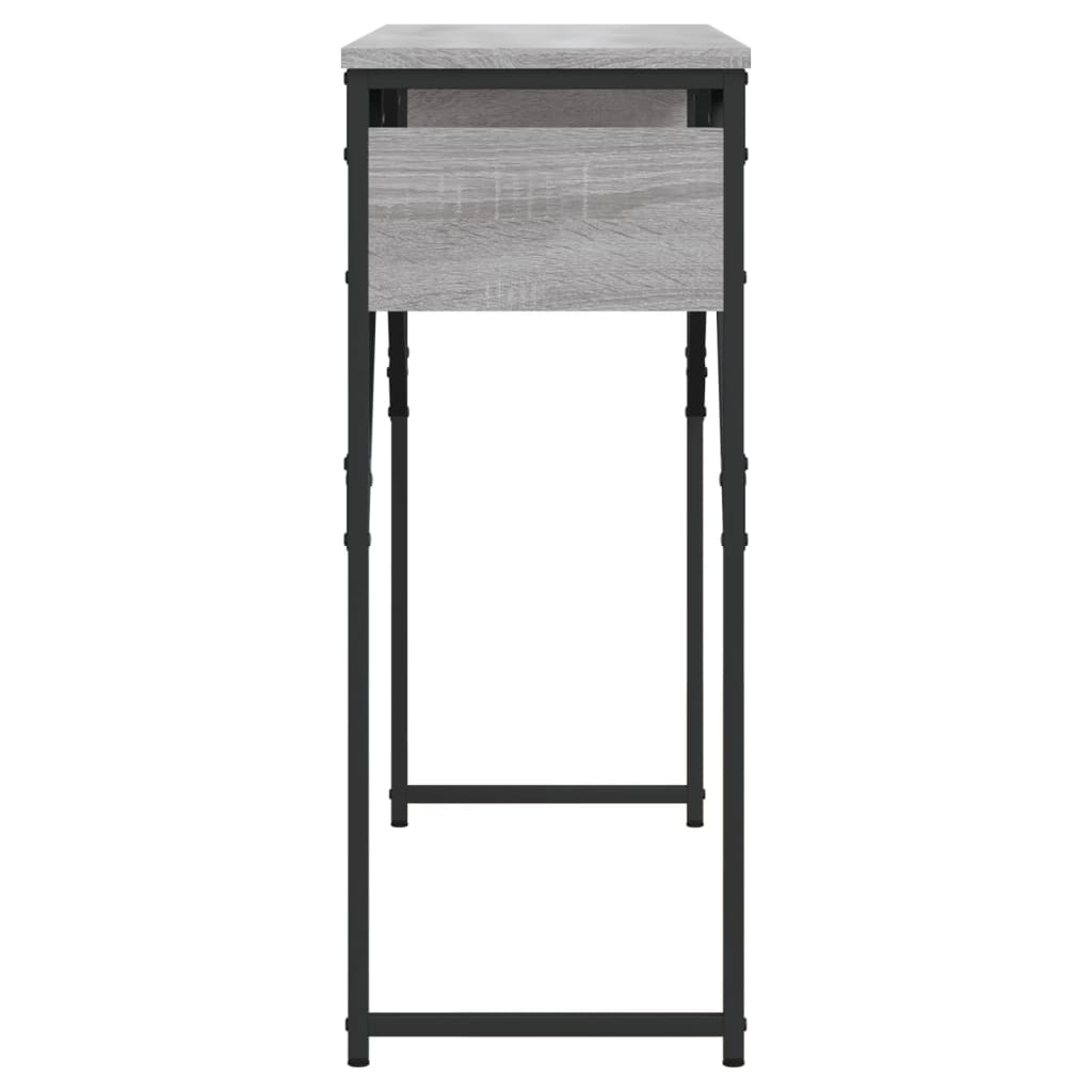 Măsuță consolă cu raft gri sonoma 105x30x75 cm lemn prelucrat GartenMobel Dekor