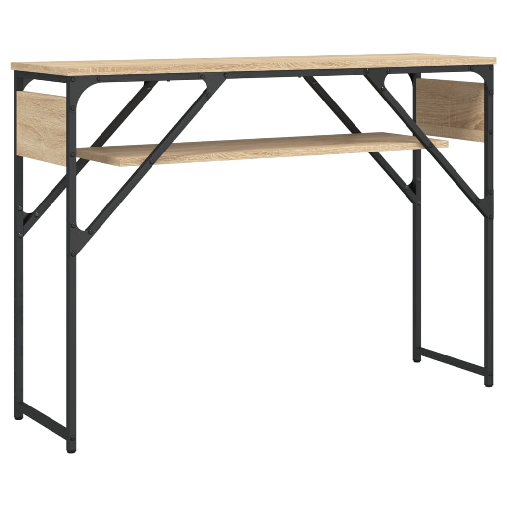 Măsuță consolă cu raft stejar sonoma 105x30x75cm lemn prelucrat GartenMobel Dekor