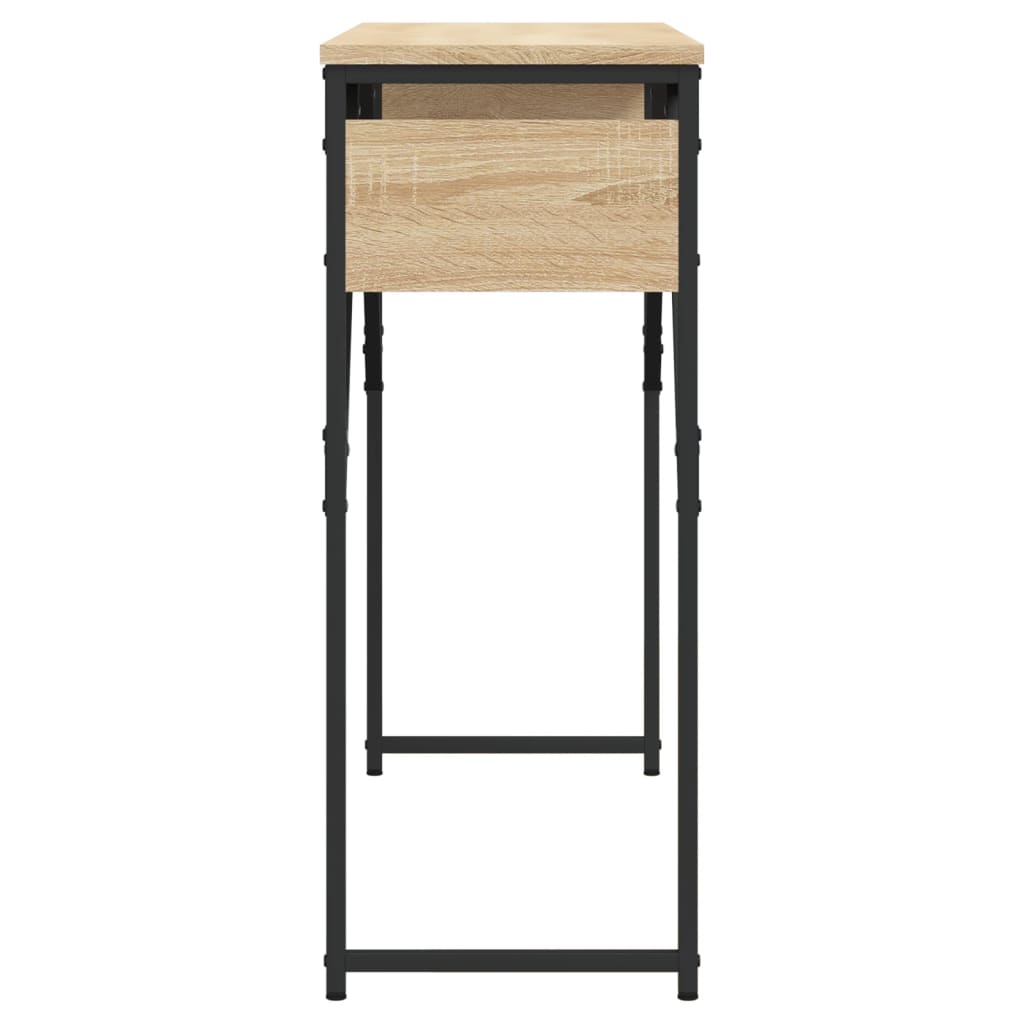 Măsuță consolă cu raft stejar sonoma 105x30x75cm lemn prelucrat GartenMobel Dekor