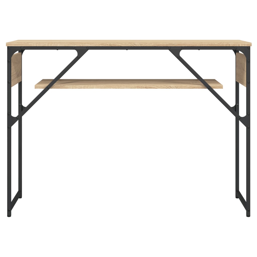 Măsuță consolă cu raft stejar sonoma 105x30x75cm lemn prelucrat GartenMobel Dekor