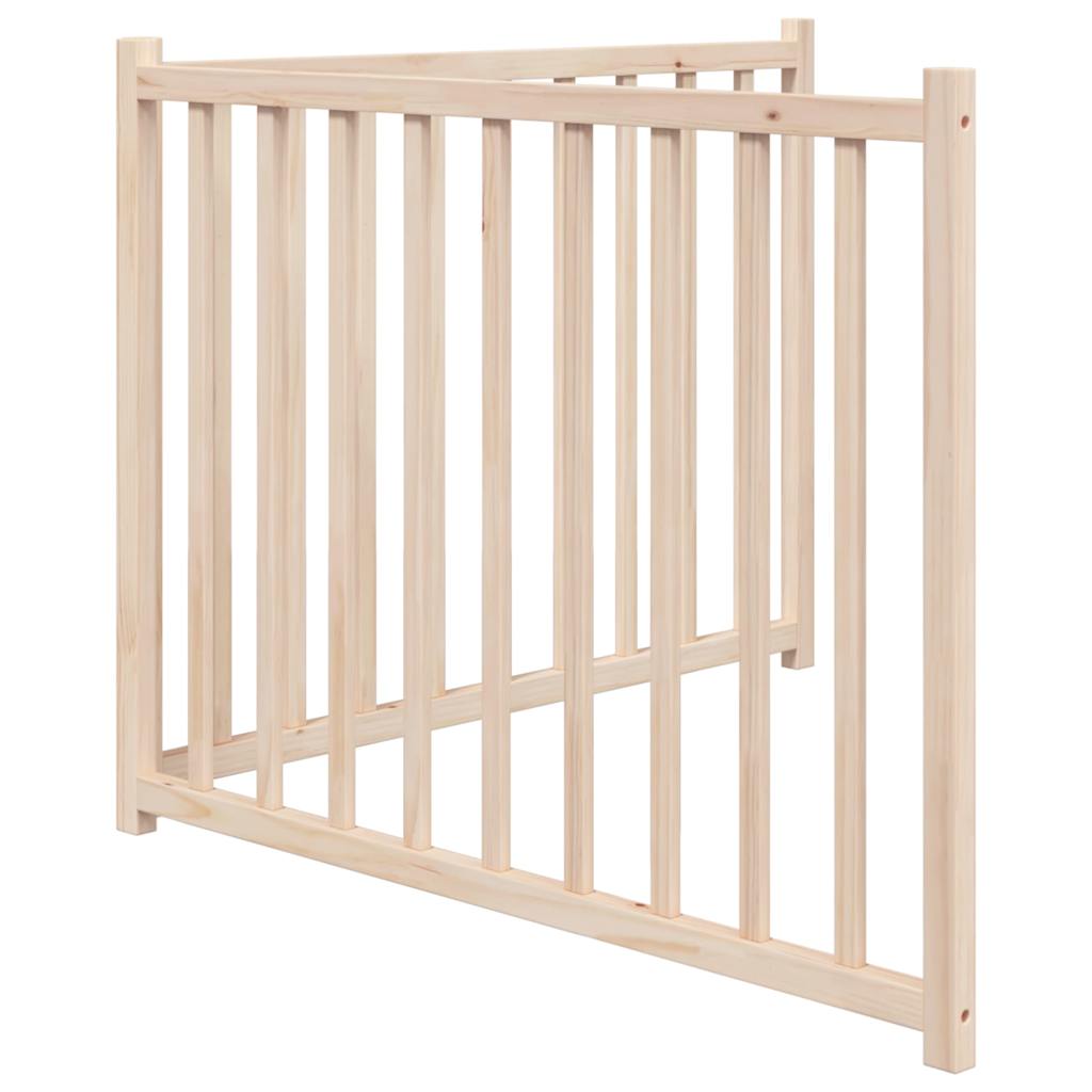 Poartă pentru câini pliabilă, 2 panouri, 160 cm, lemn de brad GartenMobel Dekor