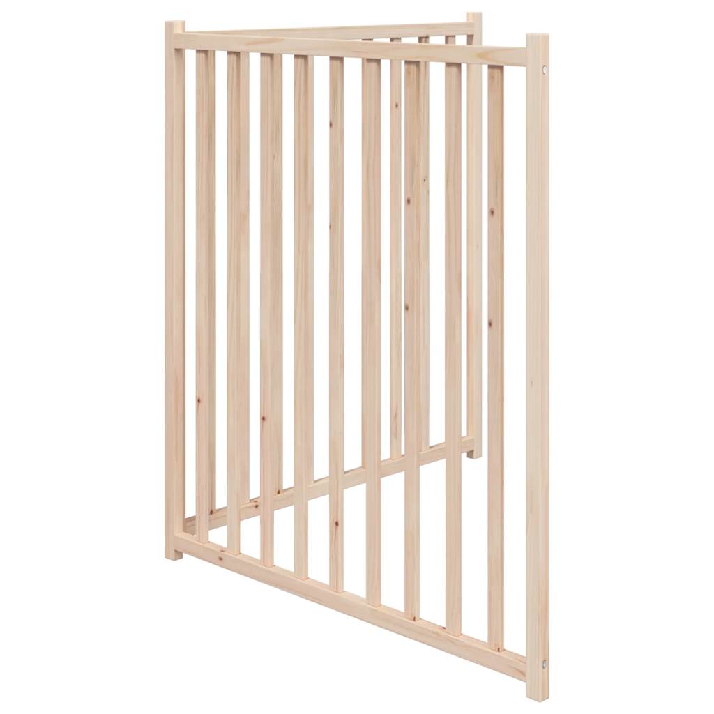 Poartă pentru câini pliabilă, 2 panouri, 160 cm, lemn de brad GartenMobel Dekor