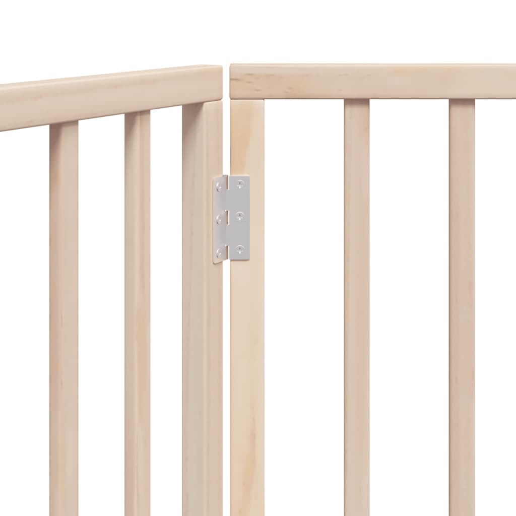 Poartă pentru câini pliabilă, 2 panouri, 160 cm, lemn de plop GartenMobel Dekor