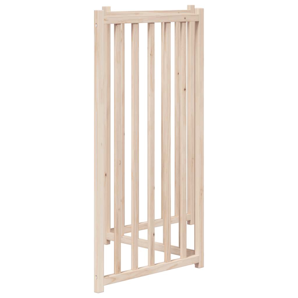 Poartă pentru câini pliabilă, 3 panouri, 150 cm, lemn de brad GartenMobel Dekor