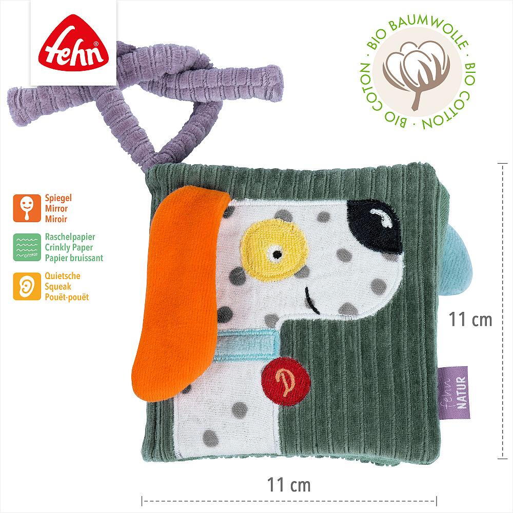 Carte din plus pentru bebelusi - Catelus NATUR PlayLearn Toys