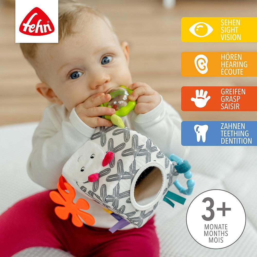 Cub din plus cu activitati - Omiduta vesela PlayLearn Toys