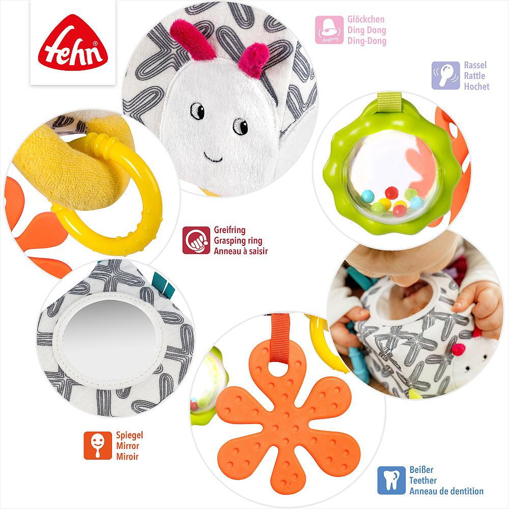 Cub din plus cu activitati - Omiduta vesela PlayLearn Toys