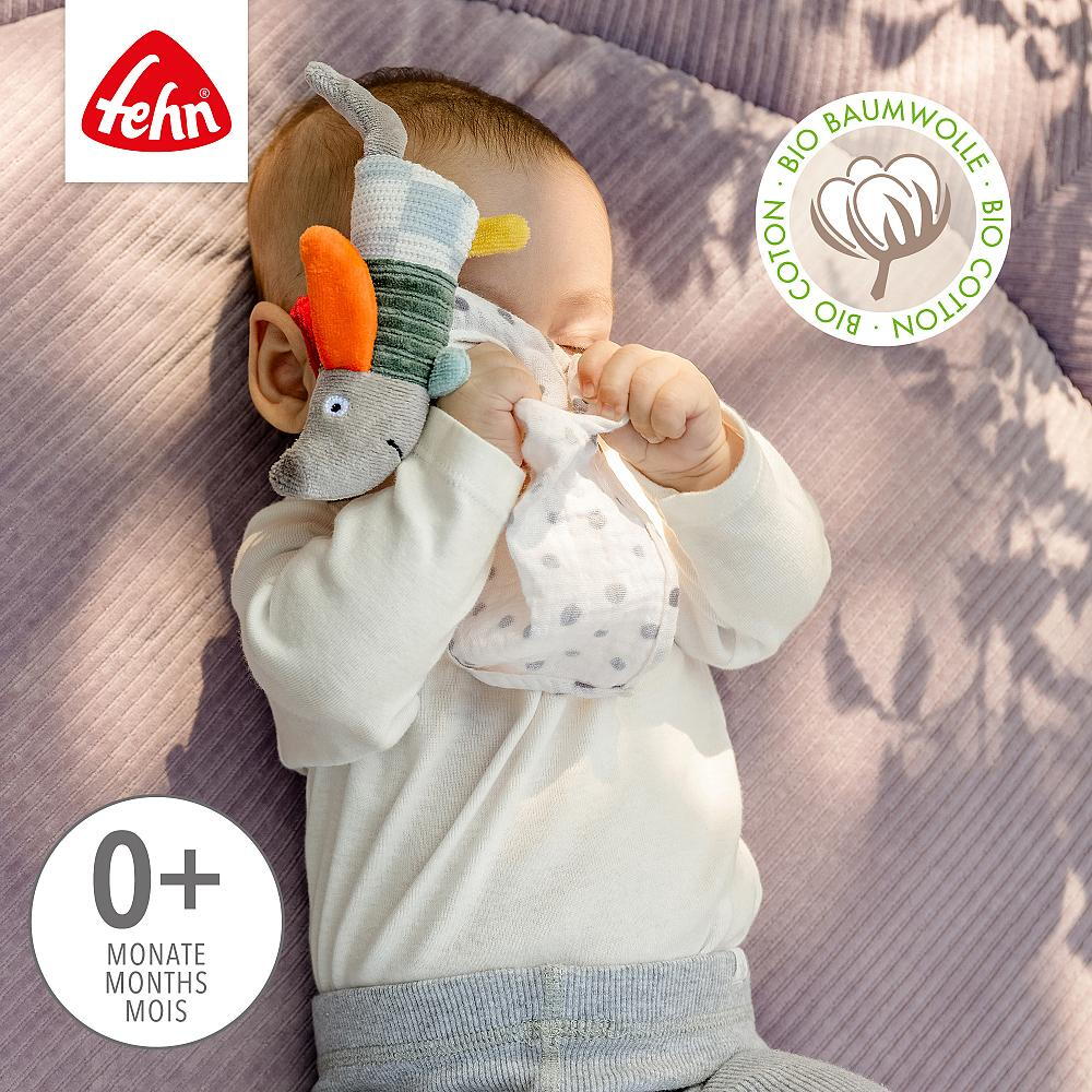 Jucarie doudou mini - Catelus NATUR PlayLearn Toys