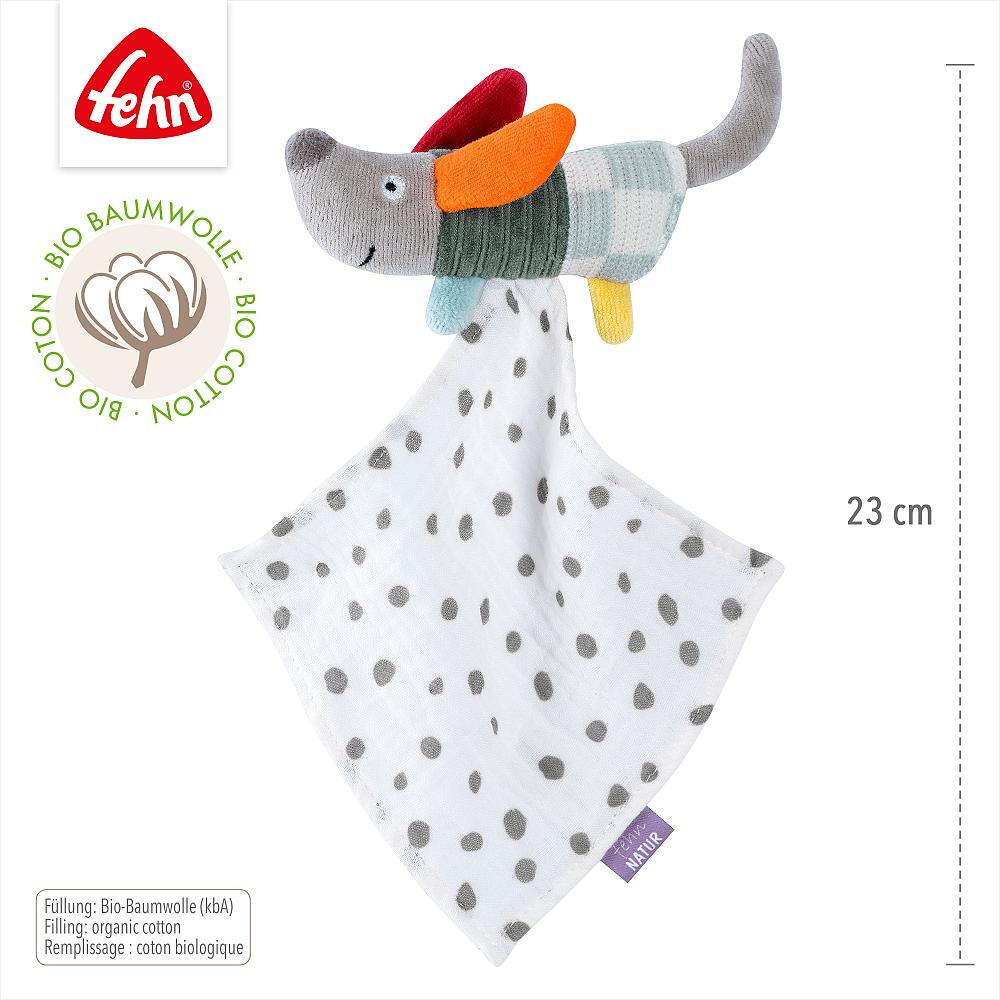 Jucarie doudou mini - Catelus NATUR PlayLearn Toys
