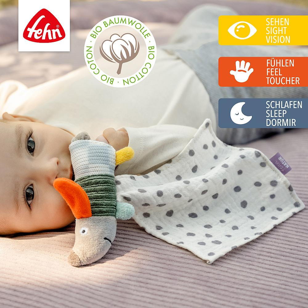 Jucarie doudou mini - Catelus NATUR PlayLearn Toys