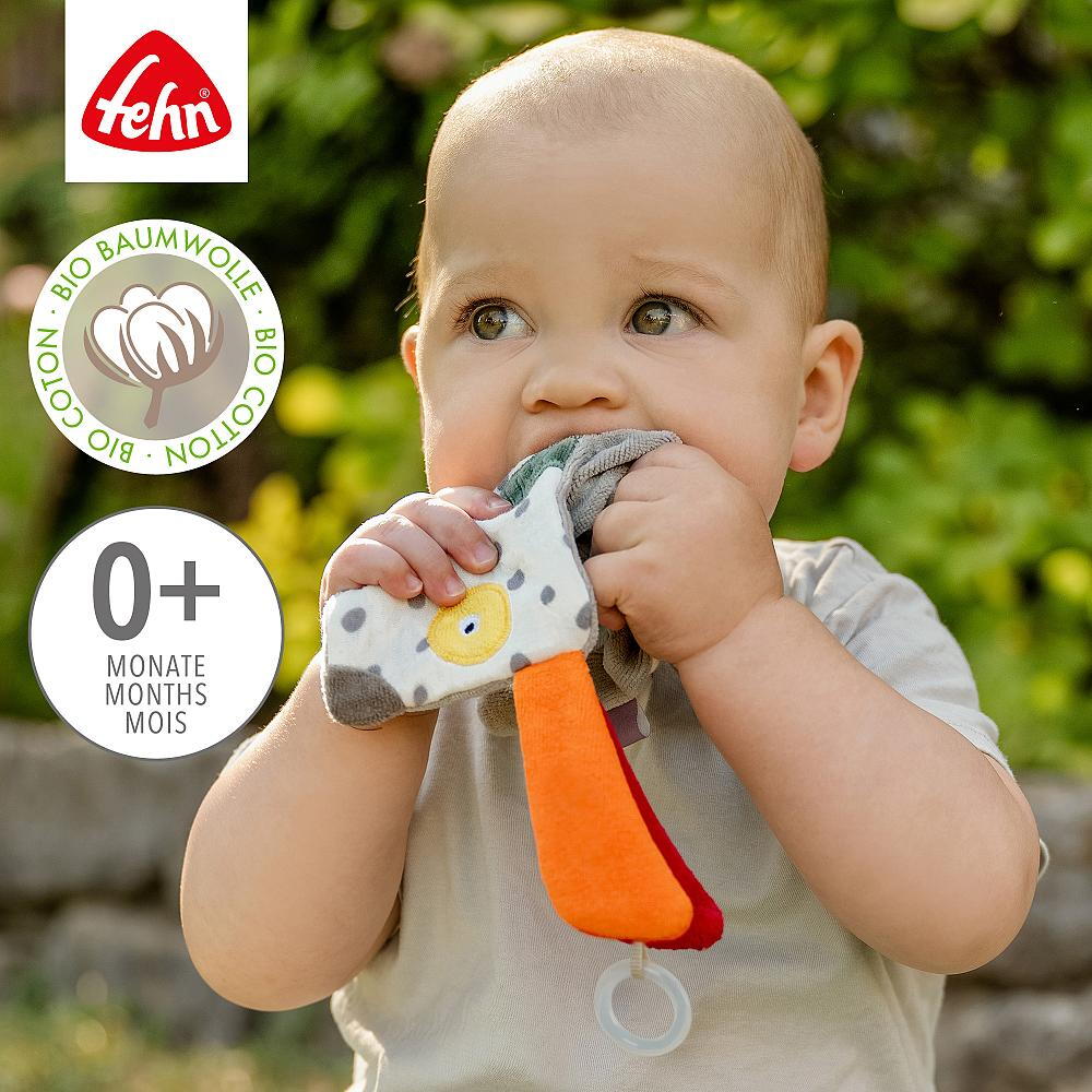 Jucarie fosnitoare - Catelus NATUR PlayLearn Toys