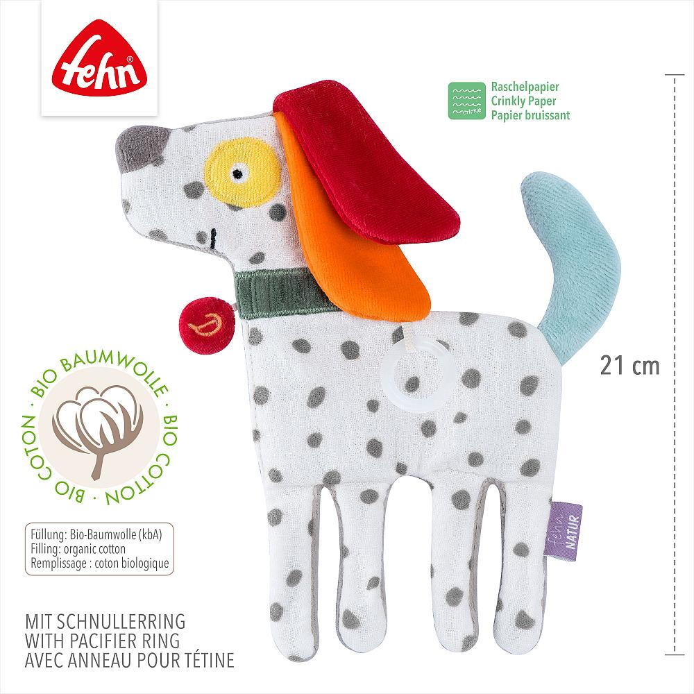 Jucarie fosnitoare - Catelus NATUR PlayLearn Toys