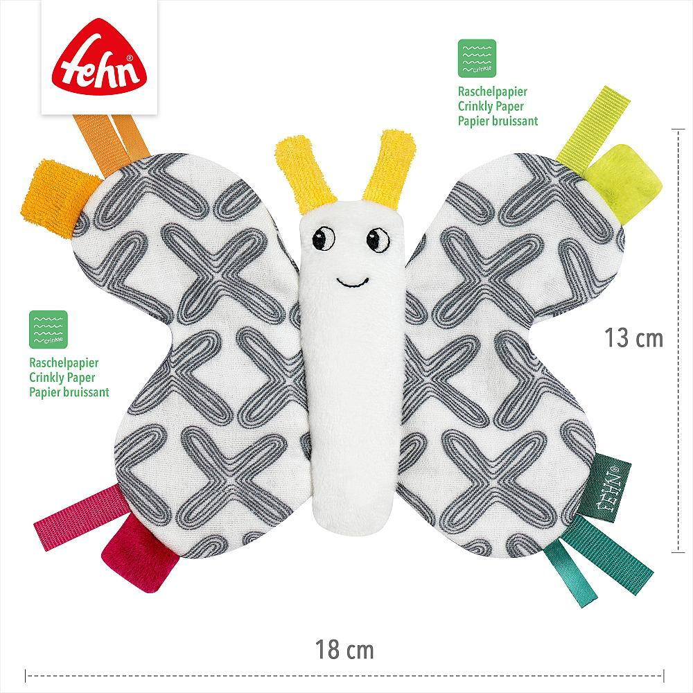 Jucarie fosnitoare - Fluturas vesel PlayLearn Toys