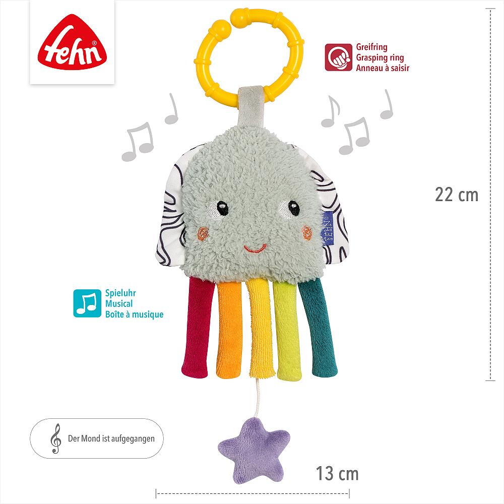 Jucarie muzicala mini - Caracatita colorata PlayLearn Toys