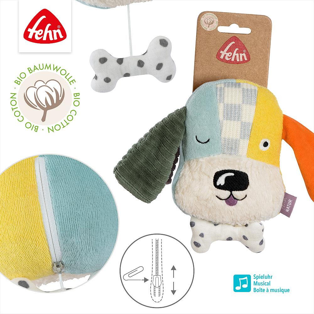 Jucarie muzicala mini - Catelus NATUR PlayLearn Toys