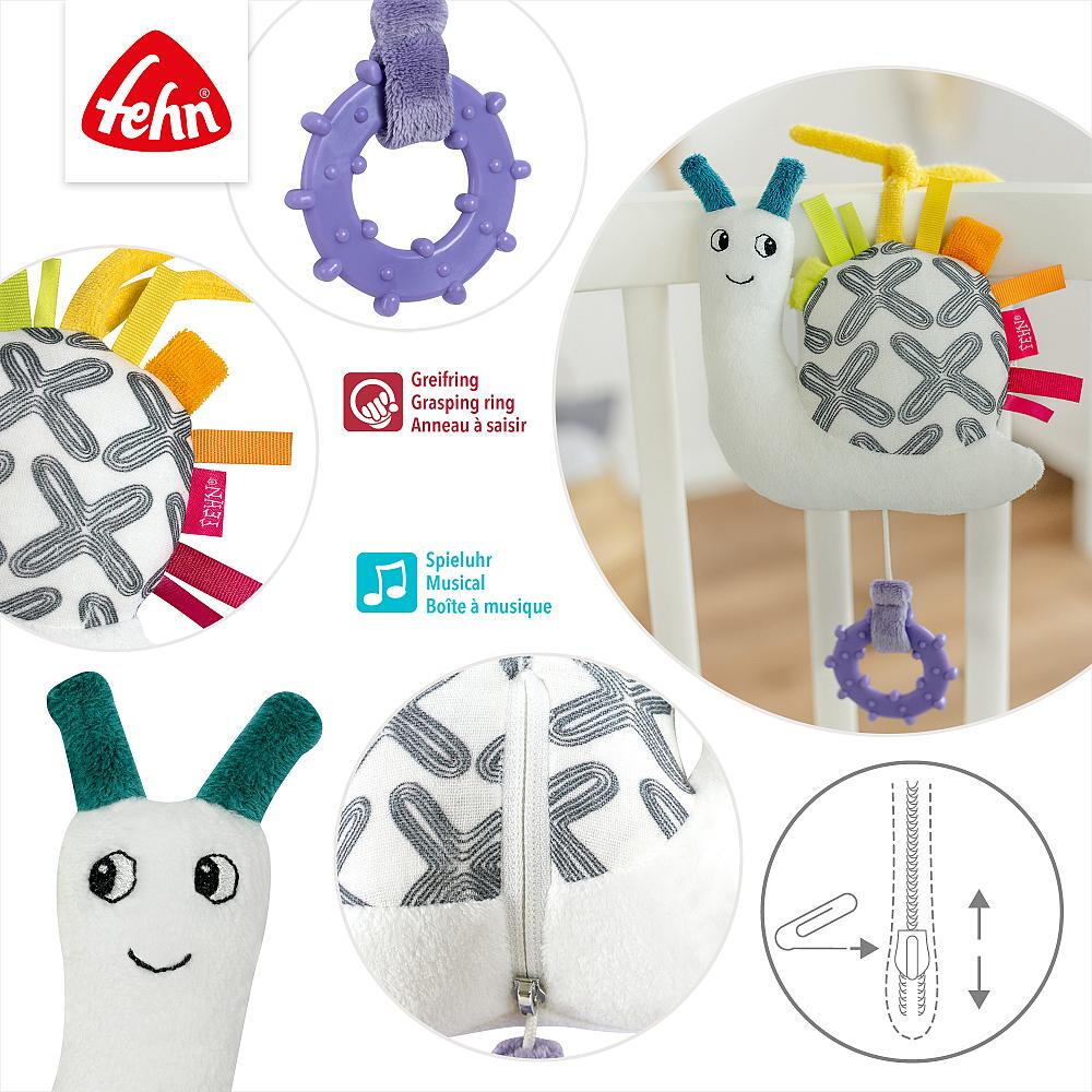 Jucarie muzicala mini - Melc prietenos PlayLearn Toys