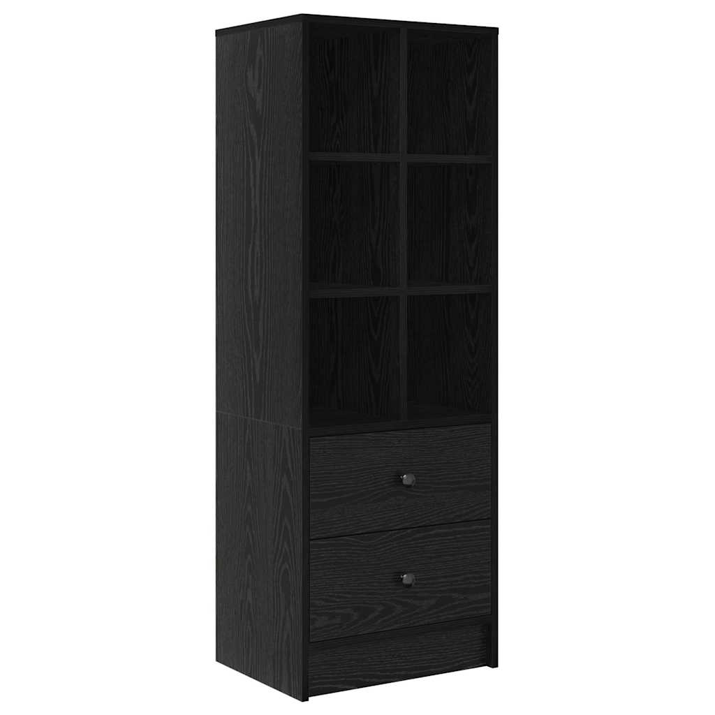 Birou cu spațiu de depozitare cu sertar 2 pcs Stejar negru GartenMobel Dekor