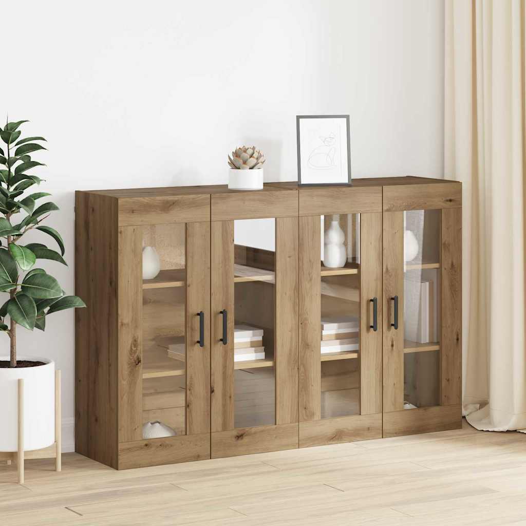 Mobilier cu Montaj pe Perete 2 pcs stejar artizanal GartenMobel Dekor