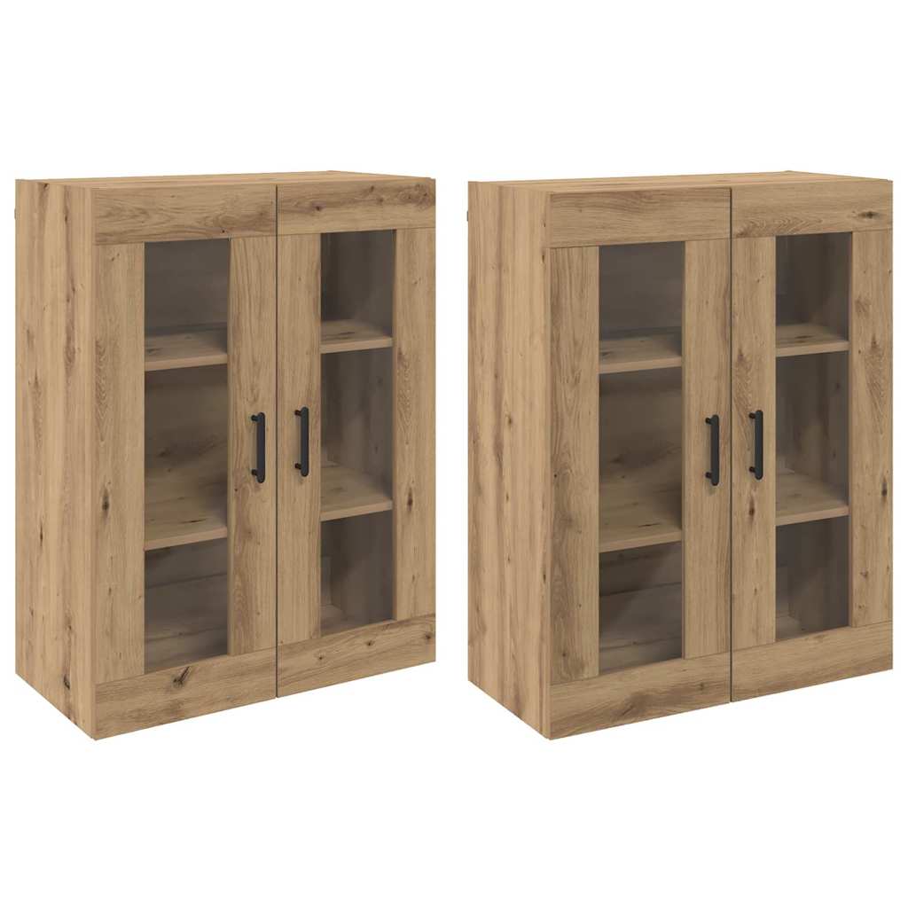 Mobilier cu Montaj pe Perete 2 pcs stejar artizanal GartenMobel Dekor