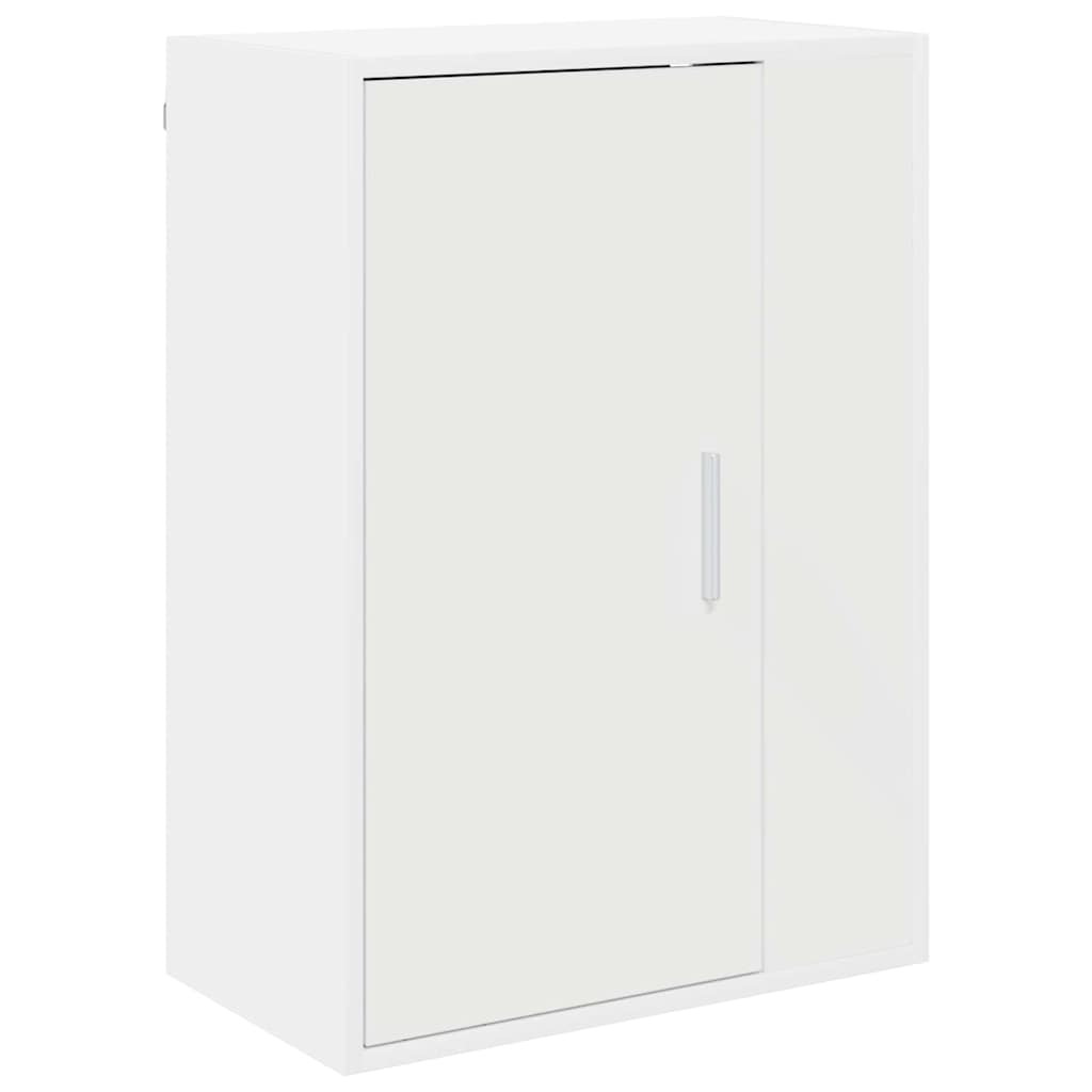 Set de 4 piese pentru cabinet TV 4 pcs Alb Lemn compozit GartenMobel Dekor