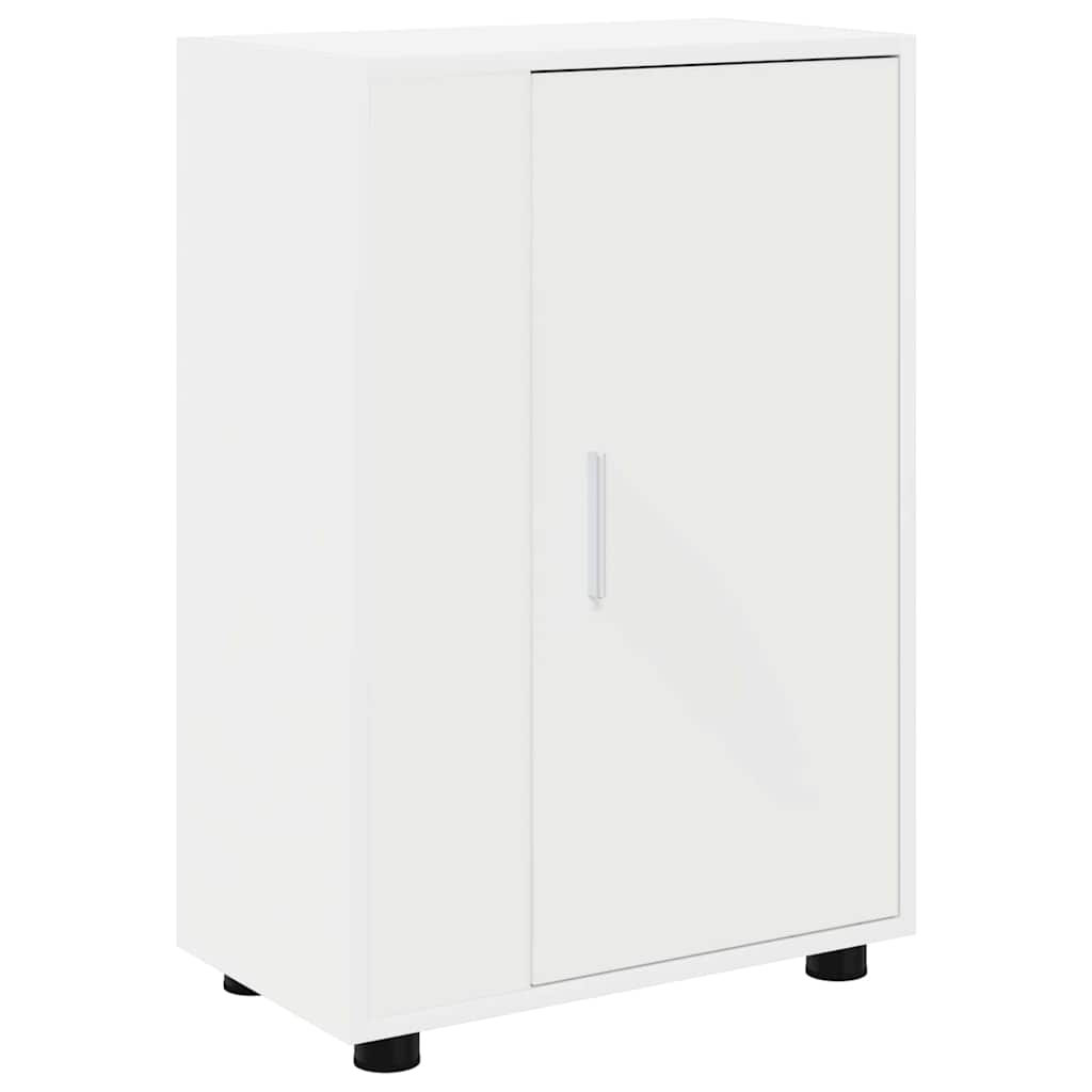 Set de 4 piese pentru cabinet TV 4 pcs Alb Lemn compozit GartenMobel Dekor