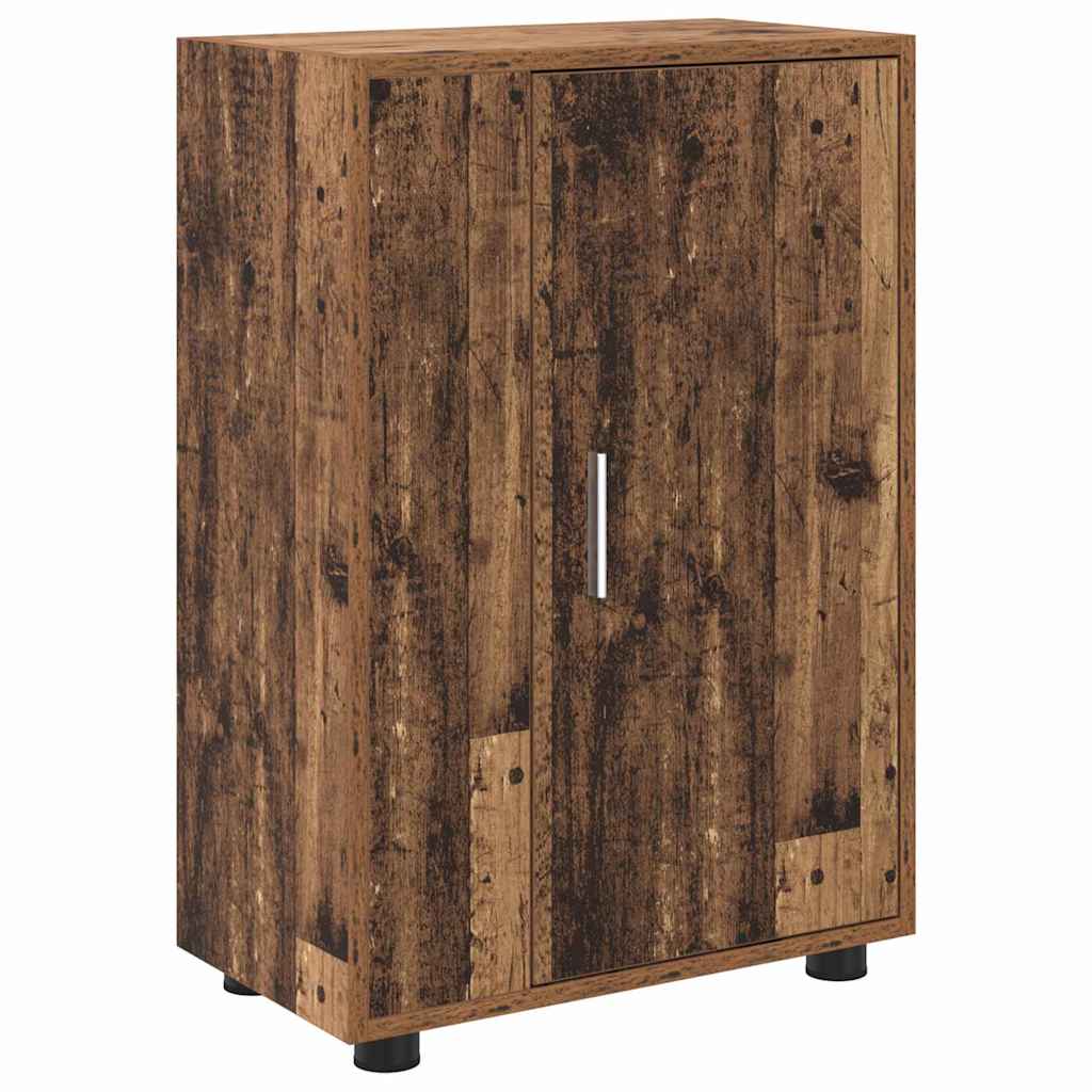 Set de 4 piese pentru cabinet TV 4 pcs Lemn vechi Lemn compozit GartenMobel Dekor