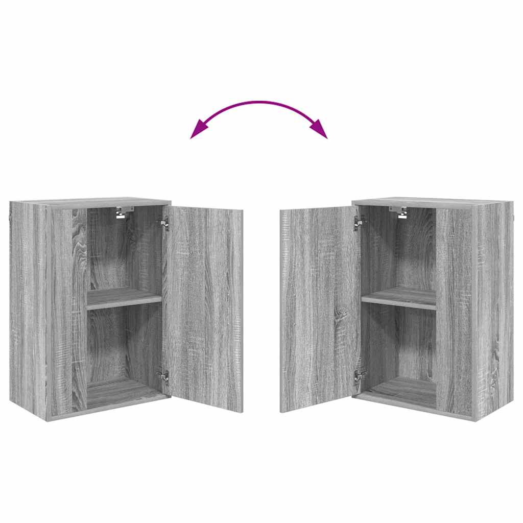 Set de 4 piese pentru cabinet TV 4 pcs sonoma gri Lemn compozit GartenMobel Dekor