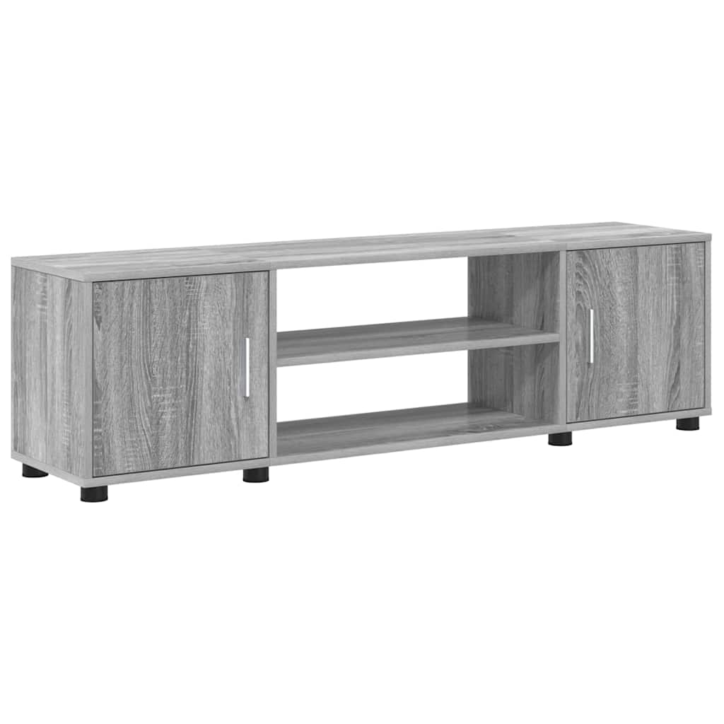 Set de 4 piese pentru cabinet TV 4 pcs sonoma gri Lemn compozit GartenMobel Dekor
